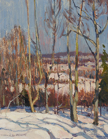 Trees in Winter par John William (J.W.) Beatty