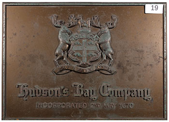 HBC Coat of Arms Sign (from Queen St. Store) - #19 by Hudson's Bay Company 