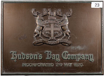 HBC Coat of Arms Sign (from Queen St. Store) - #23 by Hudson's Bay Company 