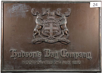 HBC Coat of Arms Sign (from Queen St. Store) - #24 by Hudson's Bay Company 