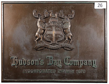 HBC Coat of Arms Sign (from Queen St. Store) - #26 by Hudson's Bay Company 