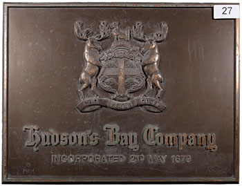 HBC Coat of Arms Sign (from Queen St. Store) - #27 by Hudson's Bay Company 