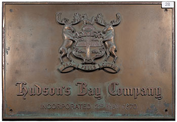HBC Coat of Arms Sign (from Queen St. Store) - #28 by Hudson's Bay Company 