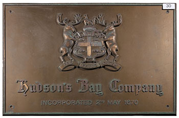 HBC Coat of Arms Sign (from Queen St. Store) - #30 by Hudson's Bay Company 