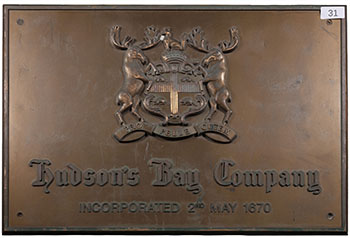 HBC Coat of Arms Sign (from Queen St. Store) - #31 by Hudson's Bay Company 