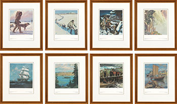 Heritage Portfolio Prints: 8 Works (00001, 00002, 00003, 00004, 00005, 00006, 00007, 00008) by Hudson's Bay Company 