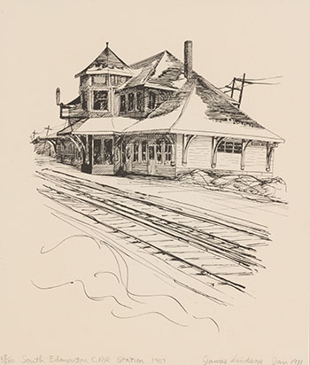 South Edmonton CPR Station, 1907 par James Lindsay