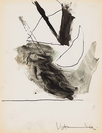 Collage Painting Study II by Manual Neri