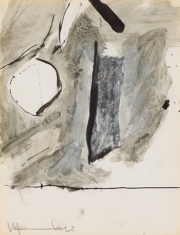 Collage Painting Study IV by Manual Neri