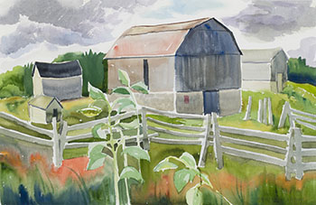 Farm Near Belmont Lake par Doris Jean McCarthy