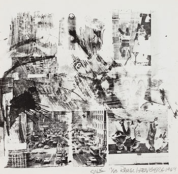 Sink (XXXIV Drawings for Dante's Inferno) by Robert Rauschenberg