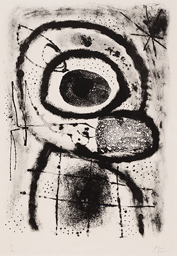 Le penseur (M. 182) by Joan Miró