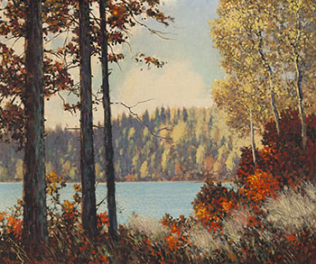 October Song by Frank Hans (Franz) Johnston