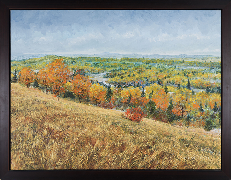 Autumn in the Valley, N.W. of Calgary, Alberta par Randolph T. Parker