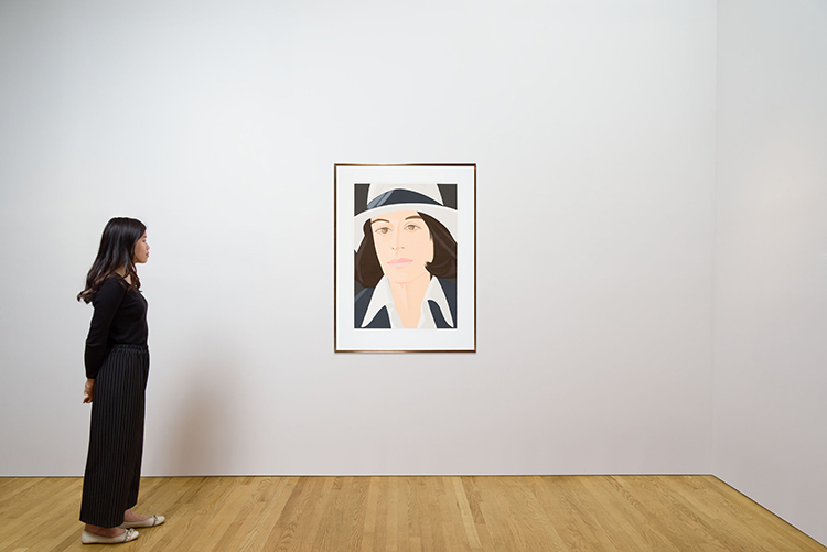 White Hat (from Alex and Ada, the 1960's to the 1980's) by Alex Katz
