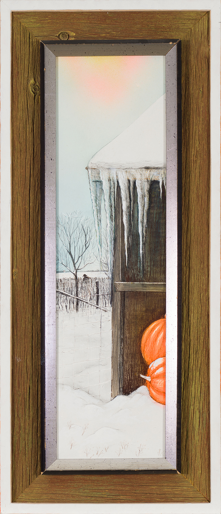 Pumpkins in Winter by William Kurelek