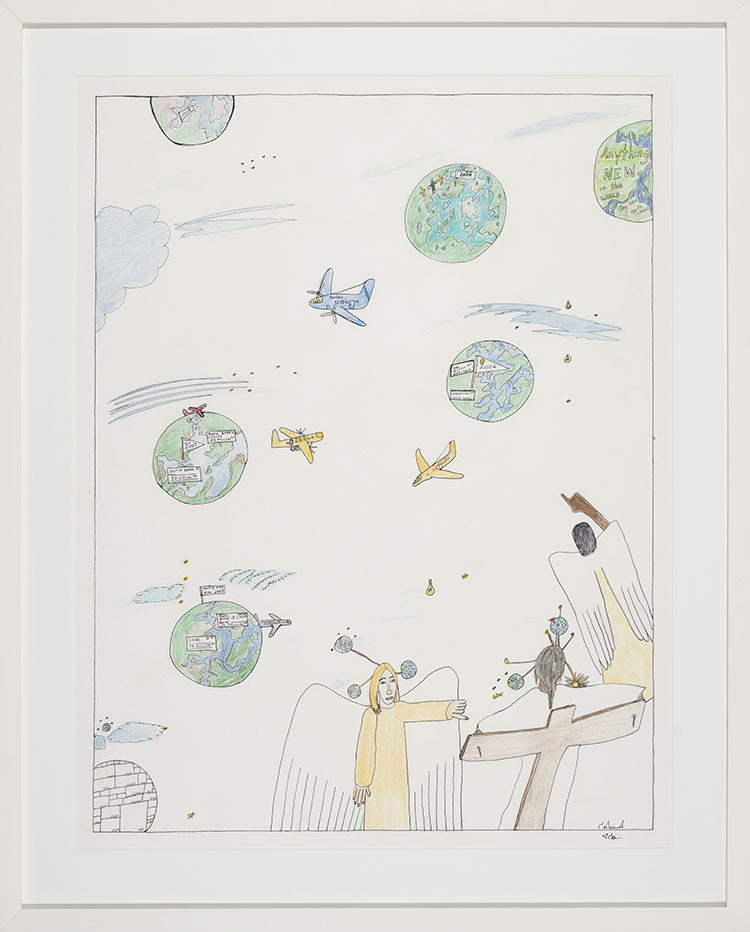 Composition (Globes) by Shuvinai Ashoona