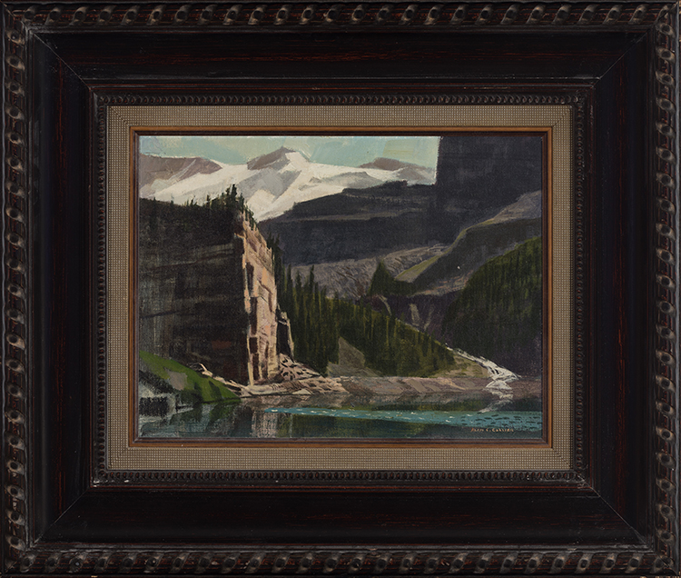 On Lake O'Hara, East End by Alan Caswell Collier