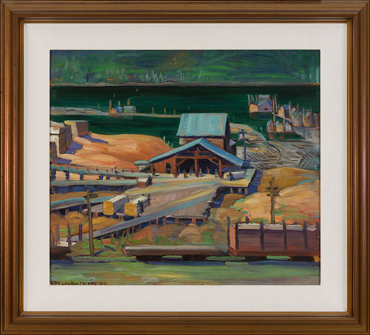 Saw Mill, Nelson B.C. by Nan (Anna Getrude Lawson) Cheney