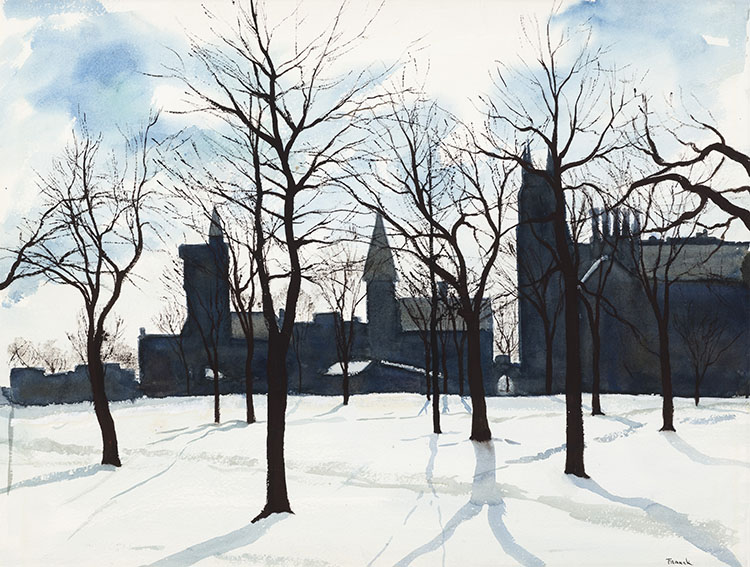 Winter Landscape, Hart House by Albert Jacques Franck