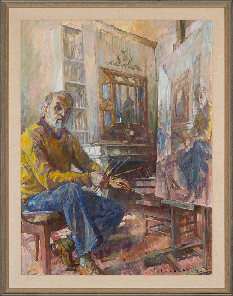 The Painter Reflecting #1 by Joseph Francis (Joe) Plaskett