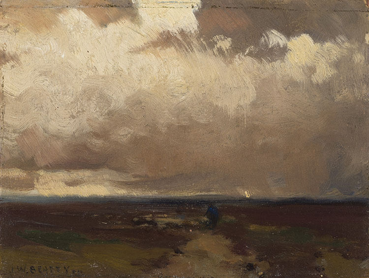 Storm Over a Summer Plain by John William (J.W.) Beatty