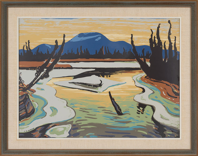 Smart River, Alaska Highway par Alexander Young (A.Y.) Jackson