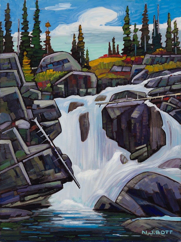 Waterfall - Bella Vista Creek par Nicholas J. Bott