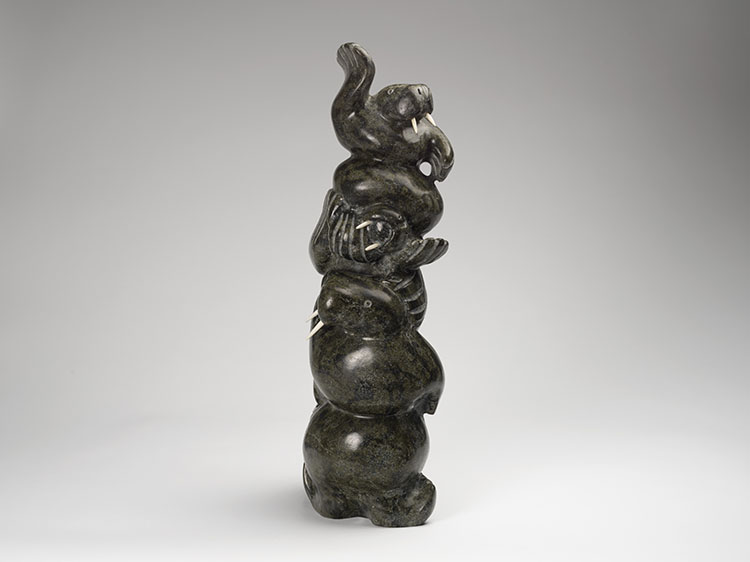 Walrus Totem by Unidentified Cape Dorset