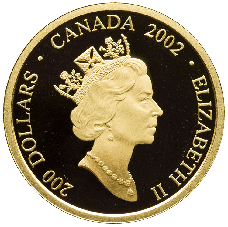 Elizabeth II Gold Proof 200 Dollars 2002, “The Jack Pine – Tom Thomson” par  Canada