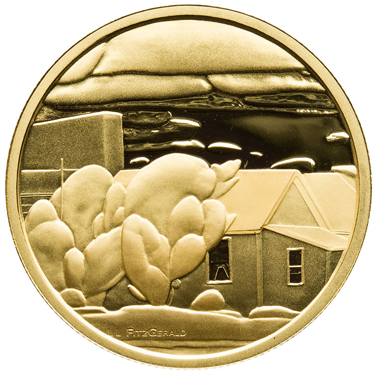 Elizabeth II Gold Proof 200 Dollars 2003, “Houses – Lionel Lemoine Fitzgerald” par  Canada