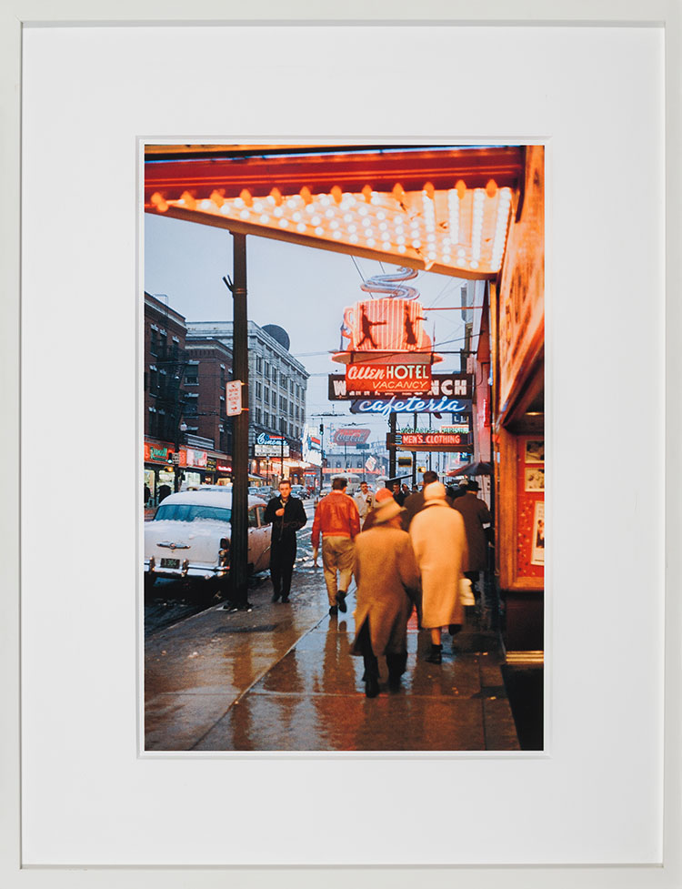 White Lunch Granville par Fred Herzog