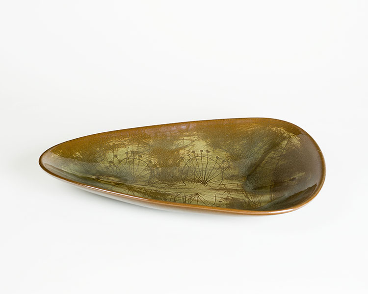 Earthenware plate by Louis Archambault