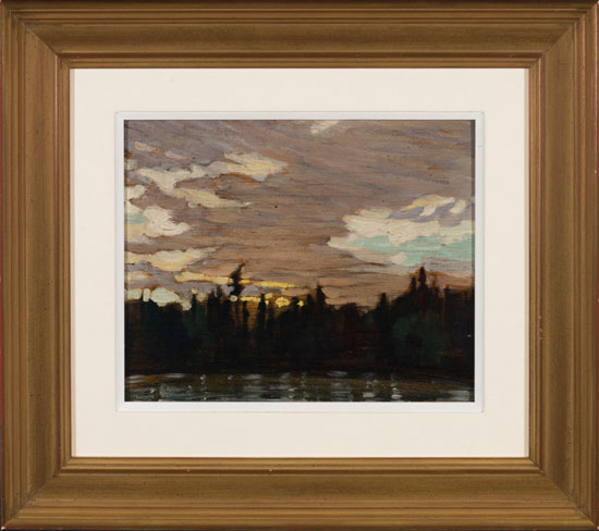 Sunset, Beaver Lake par Doris Jean McCarthy