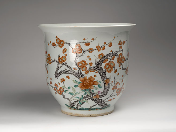 A Large Chinese Famille Rose 'Prunus Blossom' Planter, Republican Period (1911-1949) by  Chinese Art