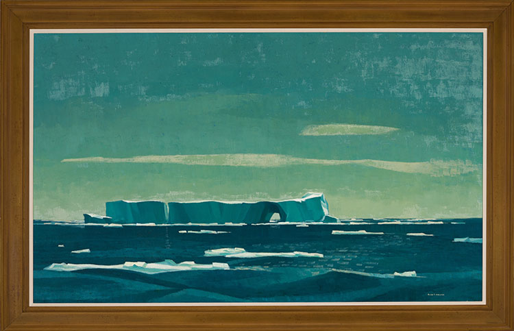 Pierced Iceberg, Off Northern Labrador by Alan Caswell Collier