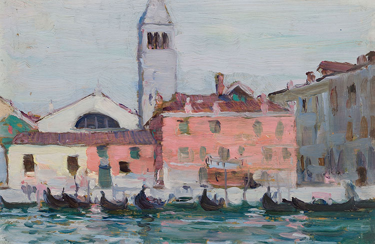 Traghetto, Venise by Clarence Alphonse Gagnon