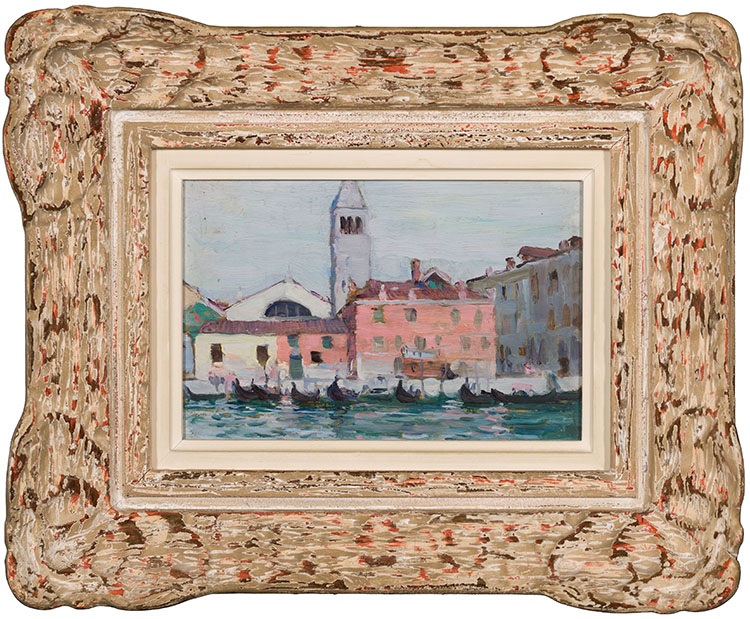 Traghetto, Venise by Clarence Alphonse Gagnon