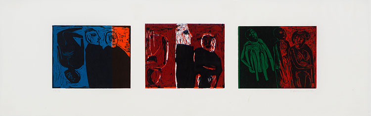 Untitled (Triptych) by Betty Roodish Goodwin