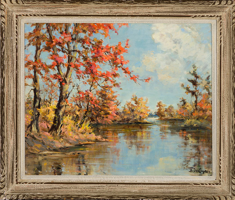 The Yamaska River, Cowansville by Berthe Des Clayes