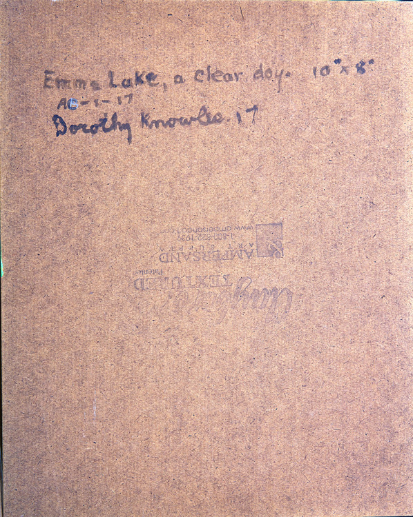Emma Lake, A Clear Day (AB-001-17) par Dorothy Knowles