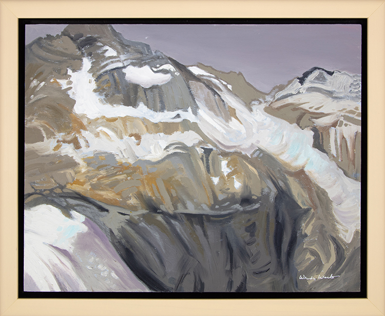 Cliffs Across from the Glacier (230703) by Wendy Wacko