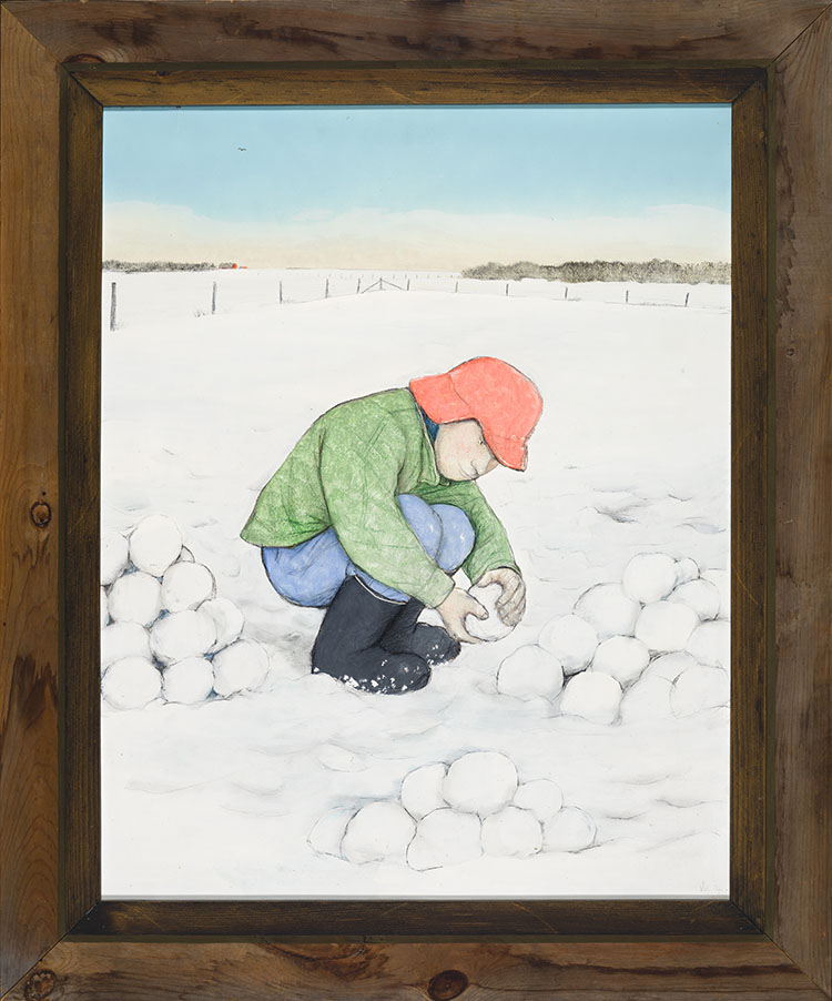 Young Canadian Soldier by William Kurelek