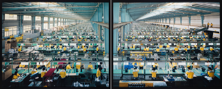 Manufacturing #10a & #10b, Cankun Factory, Xiamen City, China by Edward Burtynsky