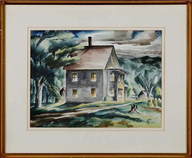 House at Union Village, Vermont par Carl Fellman Schaefer