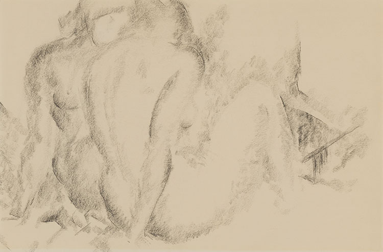 Nude Study (Double-Sided) by Lionel Lemoine FitzGerald