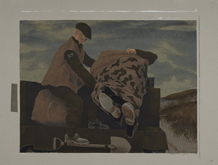 Wounded Soldier by Alexander Colville