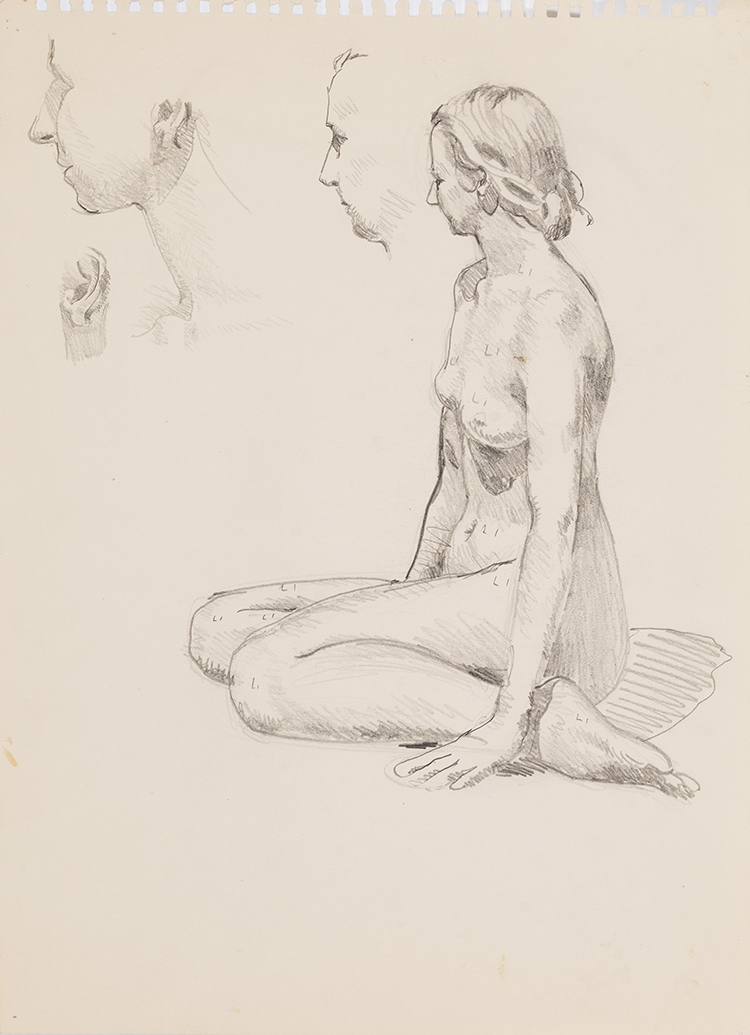 Study for Nudes on Shore (AC00482) par Alexander Colville