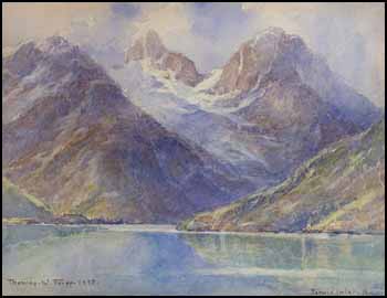 Jervis Inlet, BC by Thomas William Fripp sold for $1,725