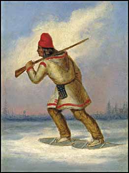 An Indian Trapper by Circle of Cornelius David Krieghoff vendu pour $3,738